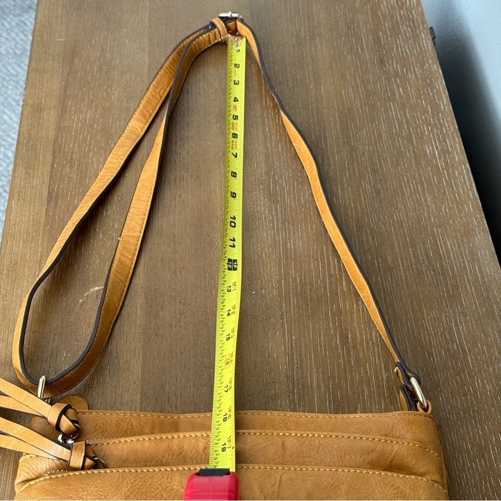 Tan Shoulder Crossbody Bag - Picture 9 of 11